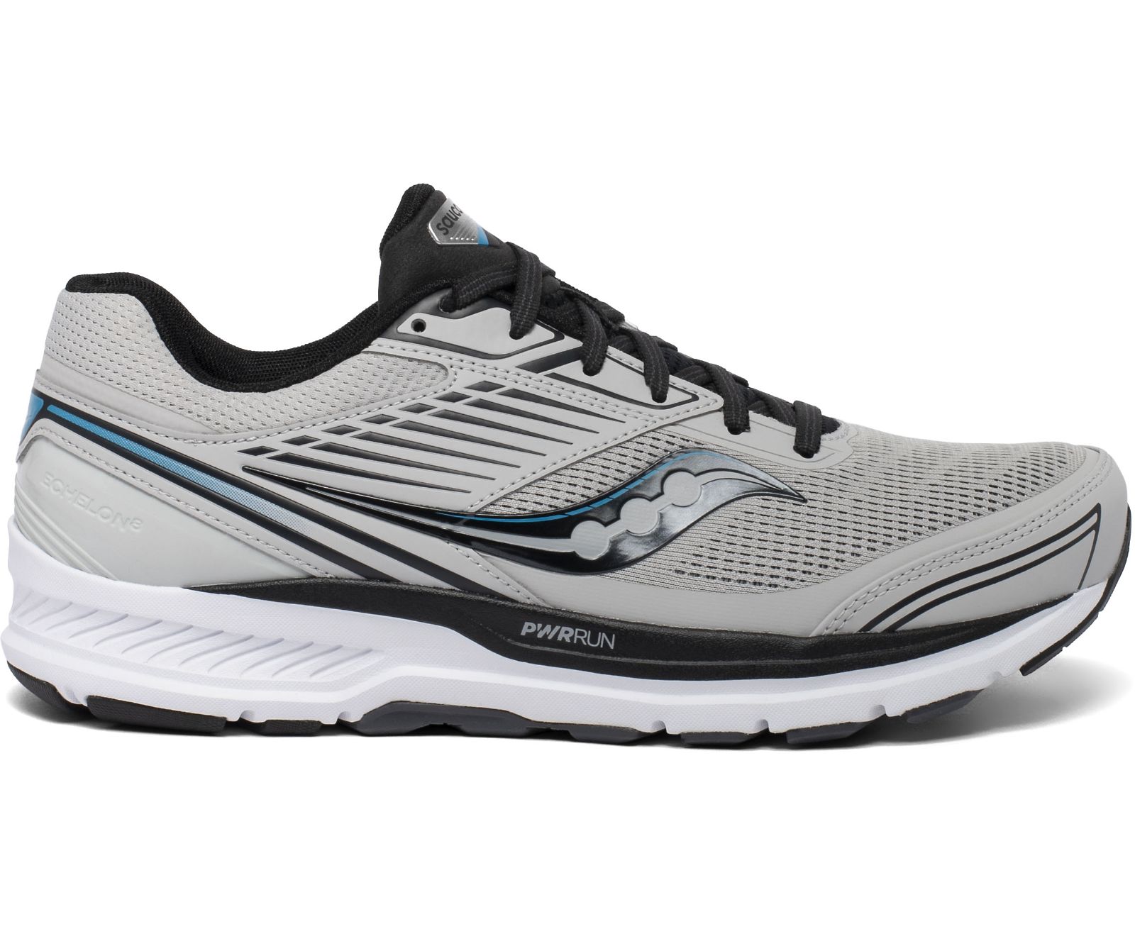 Saucony Echelon 8 Wide Men's Running Shoes Grey / Black | AU 460KORI